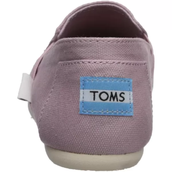 TOMS Womens Redondo Slip On Flats Casual  RedLilac