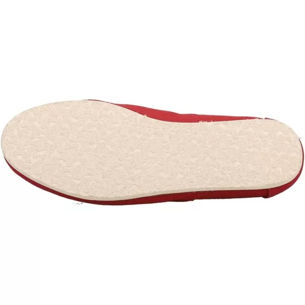 TOMS Womens Redondo Slip On Flats Casual  RedRed