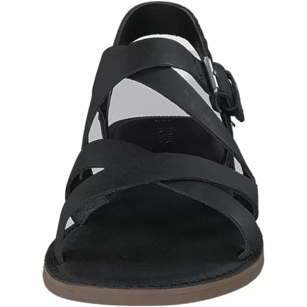 TOMS Womens Sicily Slingback SandalBlack Leather