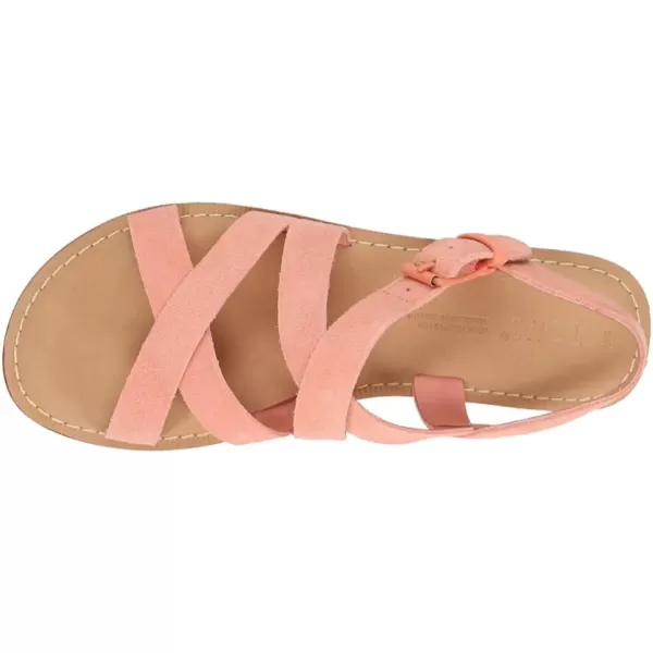 TOMS Womens Sicily Slingback SandalPeach Pink Suede