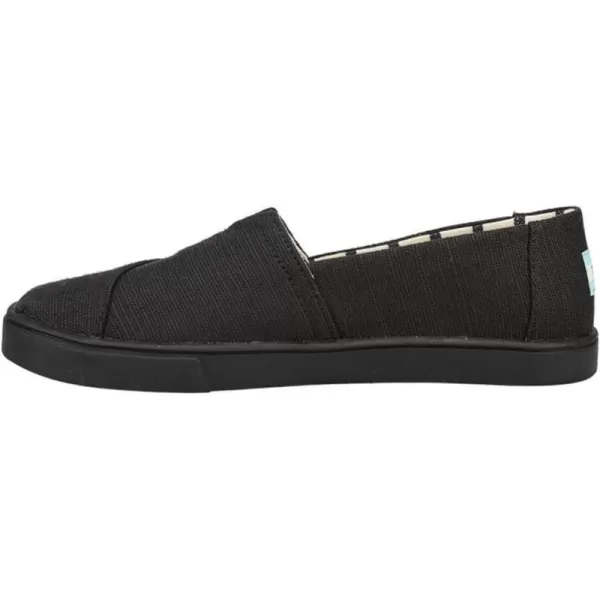 TOMS Womens Alpargata Cupsole SlipOnBlack Heritage Canvas