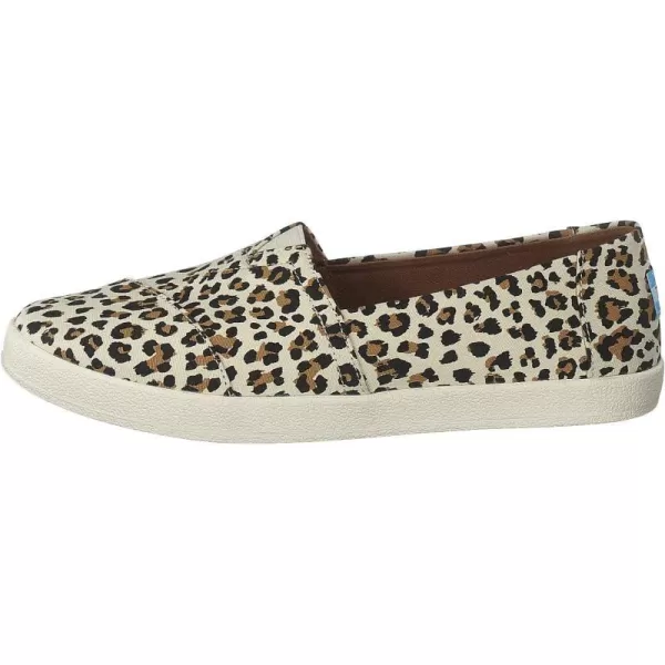 TOMS Womens Avalon Leopard Slip On Sneakers Shoes Casual  GreyBirch