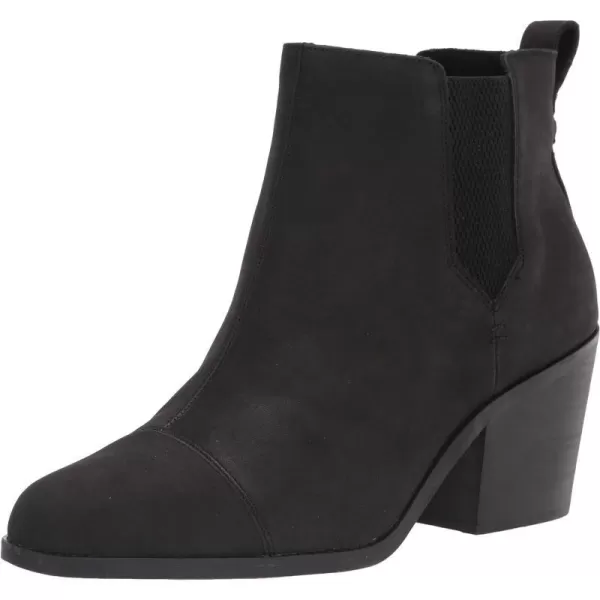 TOMS Womens Everly Pull On Casual Boots Ankle Mid Heel 23  BrownBlack