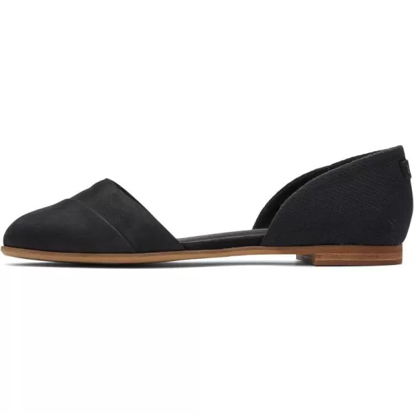 TOMS Womens Jutti DOrsay FlatBlack