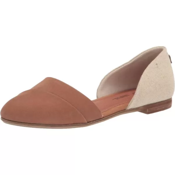 TOMS Womens Jutti DOrsay FlatBrown Sugar