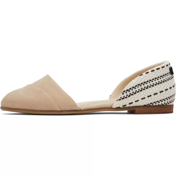 TOMS Womens Jutti DOrsay FlatOatmeal