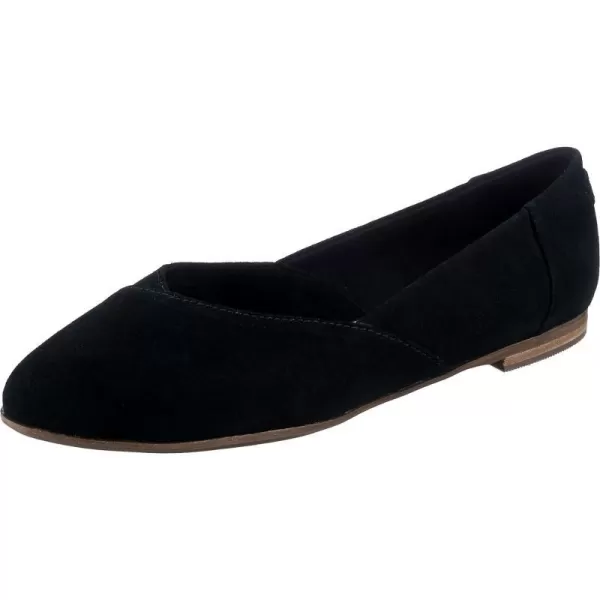 TOMS Womens Jutti Neat Slip On Flats Casual  WhiteBlack
