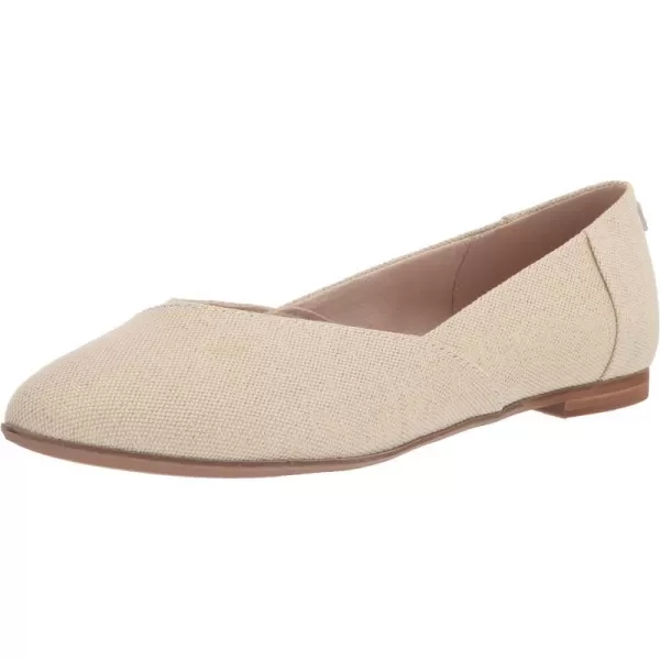 TOMS Womens Jutti Neat Slip On Flats Casual  WhiteDark Natural Metallic