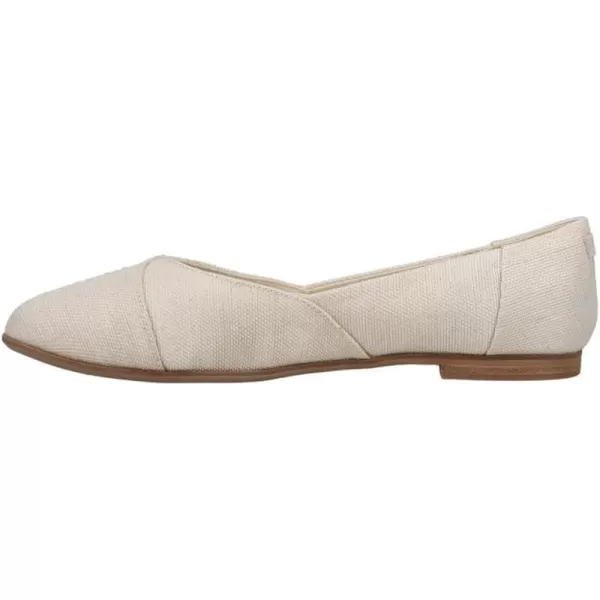 TOMS Womens Jutti Neat Slip On Flats Casual  WhiteNatural Melange Woven