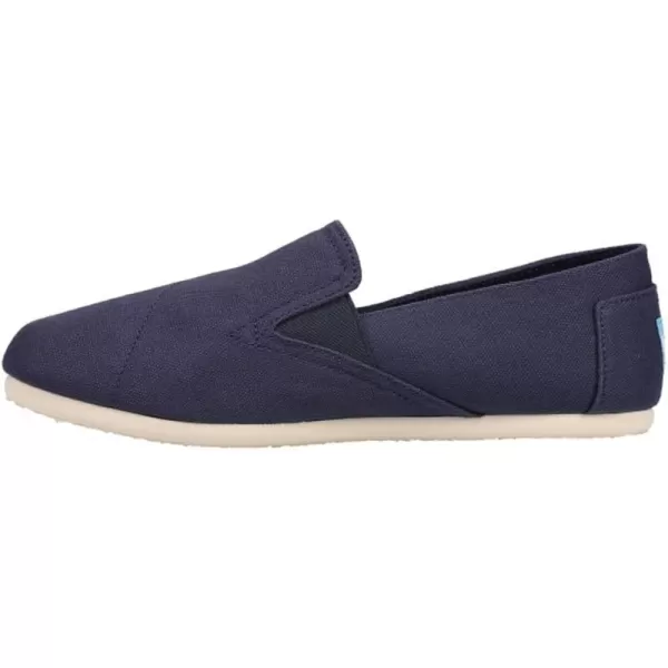 TOMS Womens Redondo Slip On Flats Casual  RedBlue