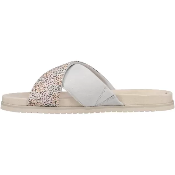 TOMS Womens Savanna SlidePastel Multi Mini Leopard Print