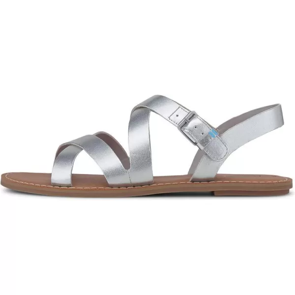 TOMS Womens Sicily Slingback SandalSilver