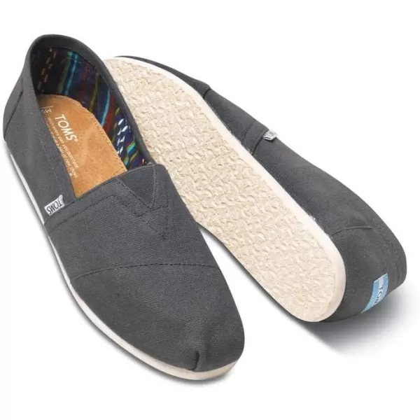TOMS Mens Alpargata 30 SlipOn ShoeAsh Canvas