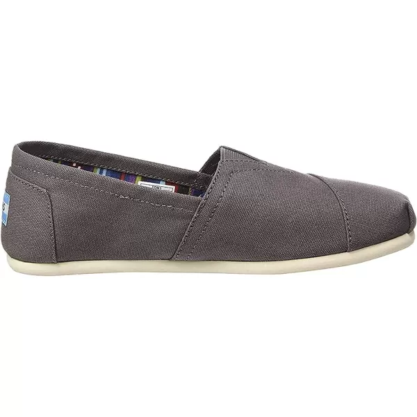 TOMS Mens Alpargata 30 SlipOn ShoeAsh Canvas