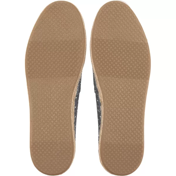 TOMS Mens Alpargata 30 SlipOn ShoeBlack Dot Chambray
