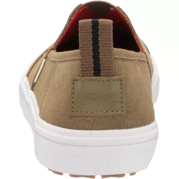 TOMS Mens Alpargata Terrain Flats Casual  BeigeWater Resistant Dirty Olive