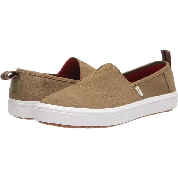 TOMS Mens Alpargata Terrain Flats Casual  BeigeWater Resistant Dirty Olive