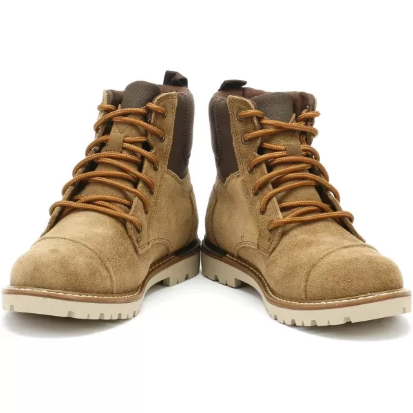 TOMS Mens Ashland Lace Up Casual Boots  BrownBrown