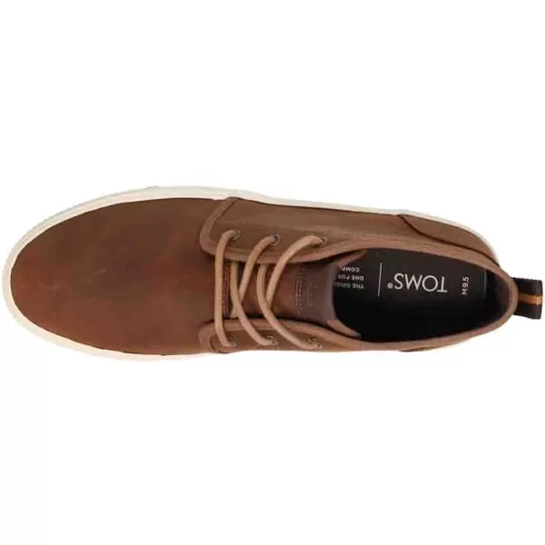 TOMS Mens Carlo Mid Terrain Lace Up SneakersBrown