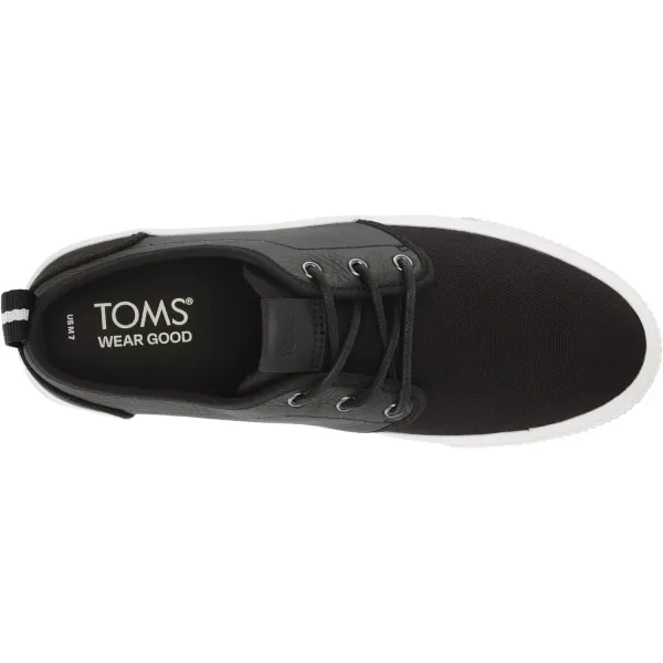 TOMS Mens Carlo Terrain Sneakers Shoes Casual  BrownBlack Canvas and Leather