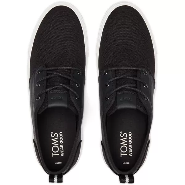 TOMS Mens Carlo Terrain Sneakers Shoes Casual  BrownBlack Canvas and Leather
