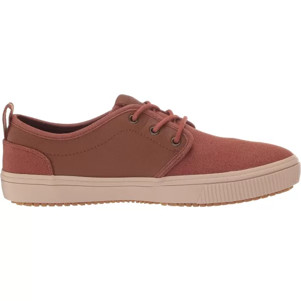 TOMS Mens Carlo Terrain Sneakers Shoes Casual  BrownDark Ember Canvas and Leather