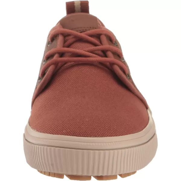 TOMS Mens Carlo Terrain Sneakers Shoes Casual  BrownDark Ember Canvas and Leather