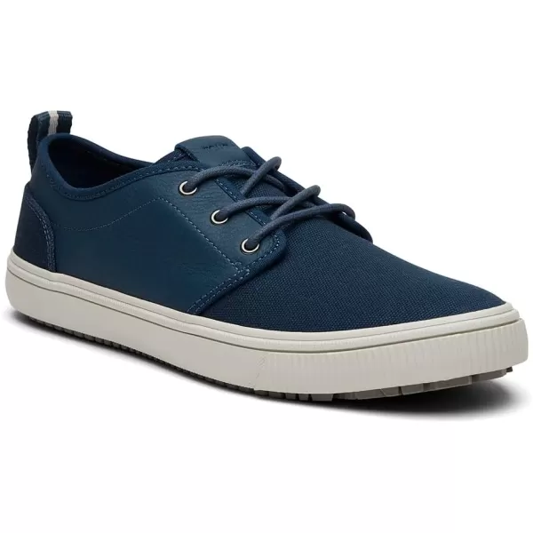 TOMS Mens Carlo Terrain Sneakers Shoes Casual  BrownDark Indigo Canvas and Leather