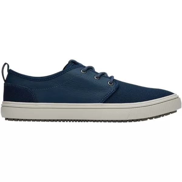 TOMS Mens Carlo Terrain Sneakers Shoes Casual  BrownDark Indigo Canvas and Leather