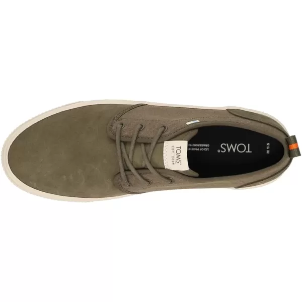 TOMS Mens Carlo Terrain Sneakers Shoes Casual  BrownWater Resistant Dark Olive