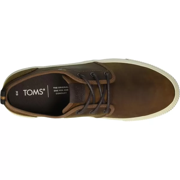 TOMS Mens Carlo Terrain Sneakers Shoes Casual  BrownWater Resistant Topaz Brown
