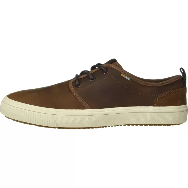 TOMS Mens Carlo Terrain Sneakers Shoes Casual  BrownWater Resistant Topaz Brown