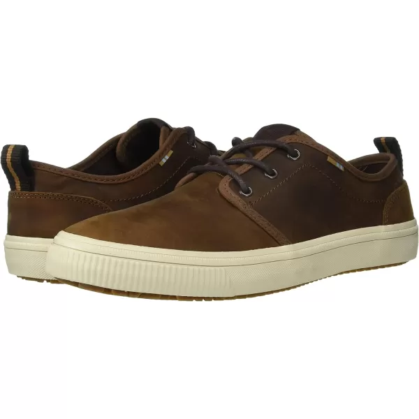 TOMS Mens Carlo Terrain Sneakers Shoes Casual  BrownWater Resistant Topaz Brown