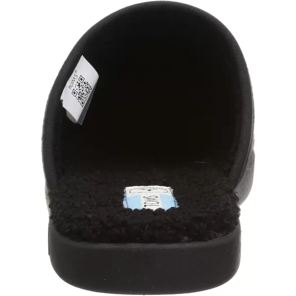 TOMS Mens Harbor SlipperBlack Repreve Twotone Felt