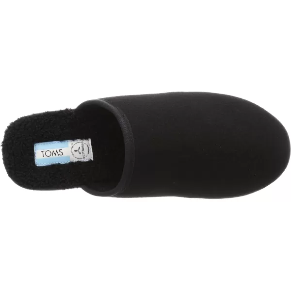 TOMS Mens Harbor SlipperBlack Repreve Twotone Felt