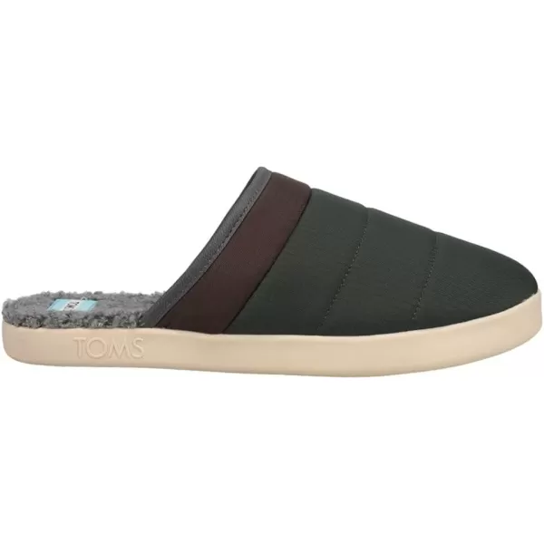 TOMS Mens Harbor SlipperDeep Forest Matte Ripstop