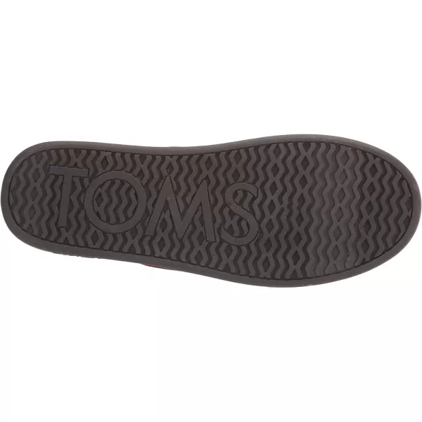 TOMS Mens Harbor SlipperRed Abstract Plaid