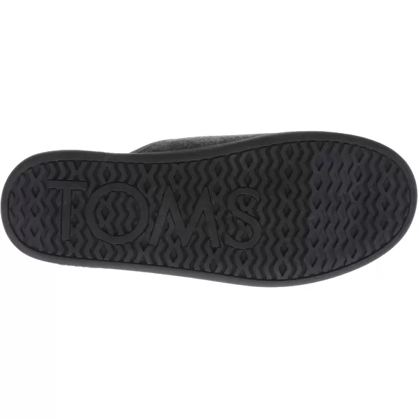 TOMS Mens Harbor SlipperSmoke Grey Repreve Twotone Felt