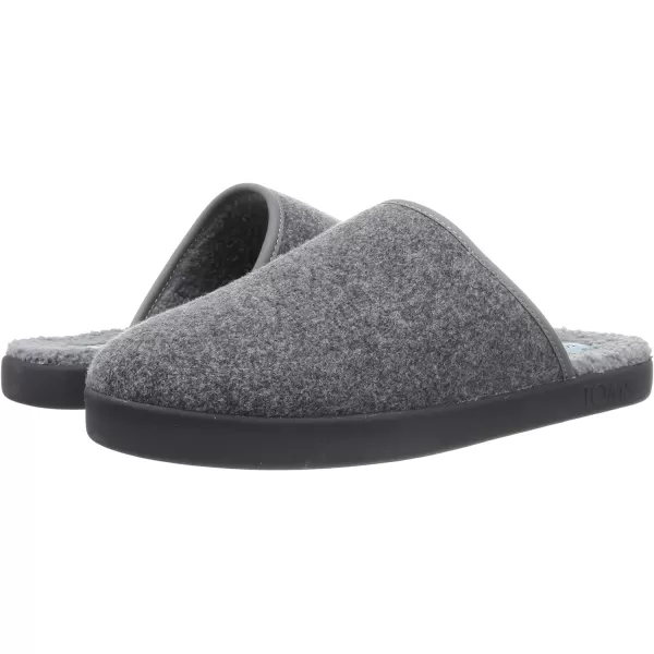 TOMS Mens Harbor SlipperSmoke Grey Repreve Twotone Felt