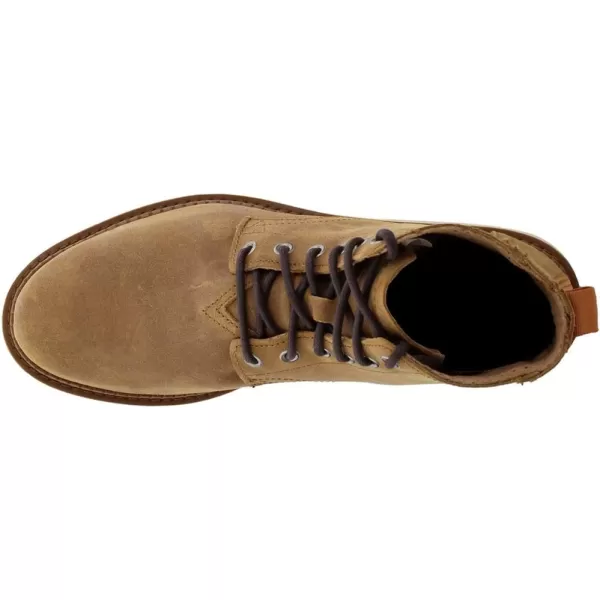 TOMS Mens Porter Lace Up Casual Boots Ankle  BlackDsrt Tan Waxy Suede
