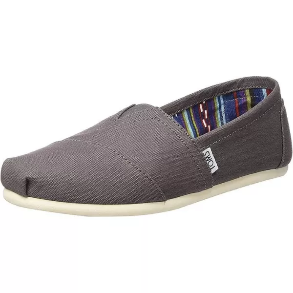 TOMS Mens Alpargata 30 SlipOn ShoeAsh Canvas