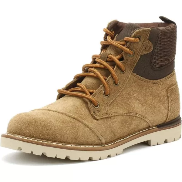TOMS Mens Ashland Lace Up Casual Boots  BrownBrown