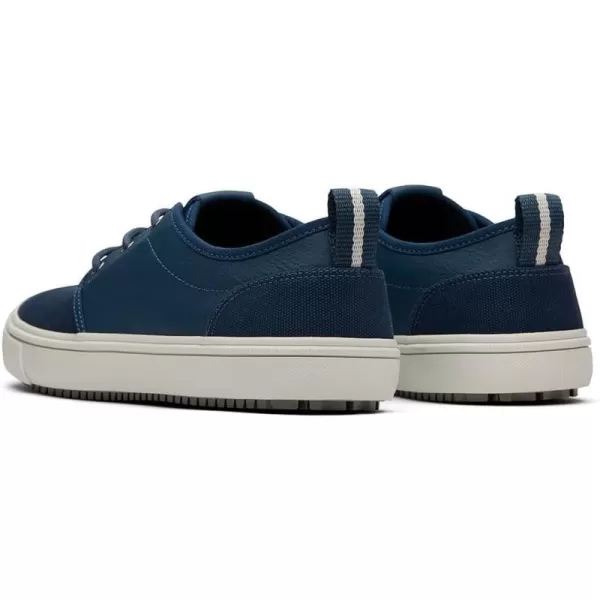 TOMS Mens Carlo Terrain Sneakers Shoes Casual  BrownDark Indigo Canvas and Leather