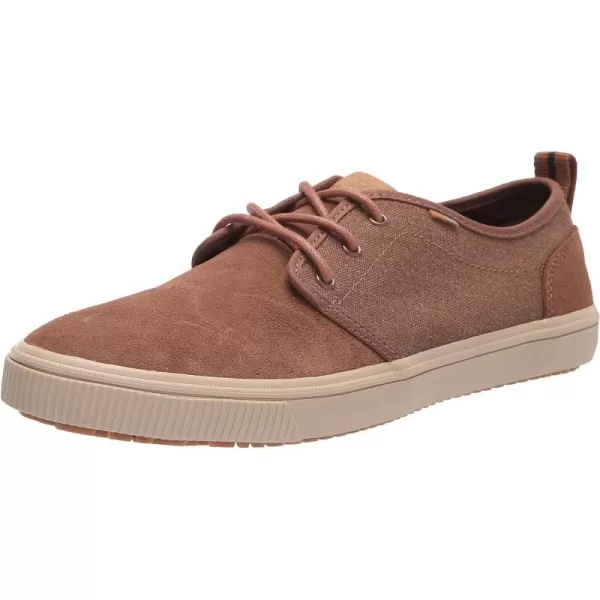 TOMS Mens Carlo Terrain Sneakers Shoes Casual  BrownWater Resistant Nutmeg