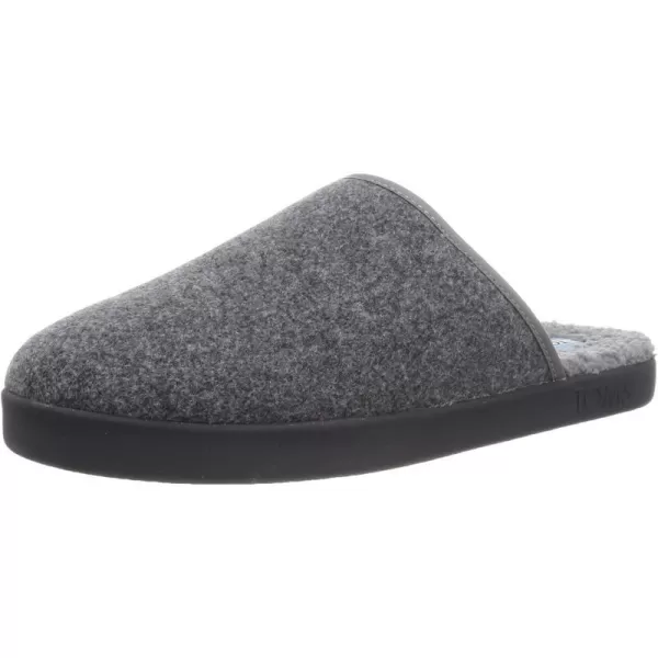 TOMS Mens Harbor SlipperSmoke Grey Repreve Twotone Felt