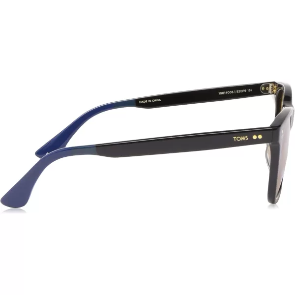 TOMS Fitzpatrick Rectangular SunglassesShiny Black