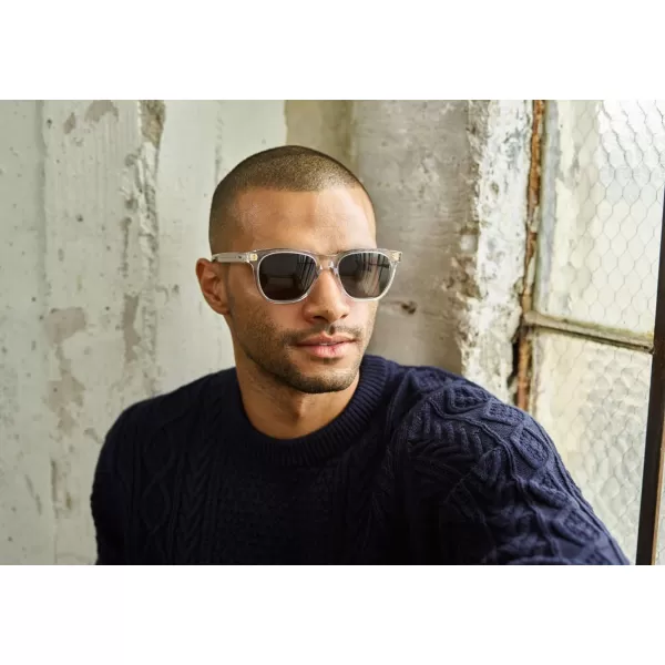TOMS Fitzpatrick Rectangular SunglassesVintage CrystalBottle Green