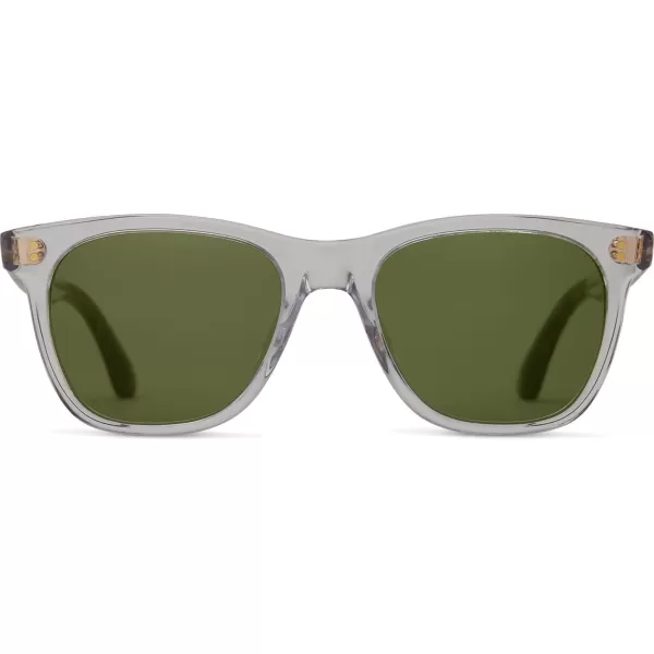 TOMS Fitzpatrick Rectangular SunglassesVintage CrystalBottle Green