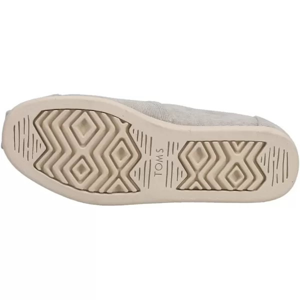 TOMS Mens Alpargata Recycled Cotton Canvas Loafer FlatGrey