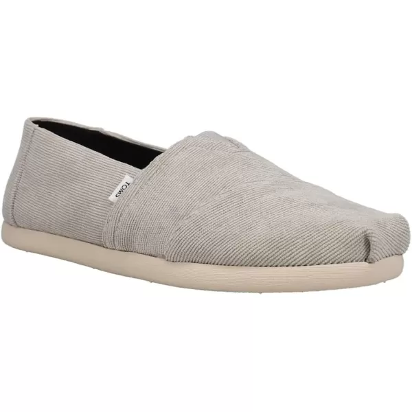 TOMS Mens Alpargata Recycled Cotton Canvas Loafer FlatGrey